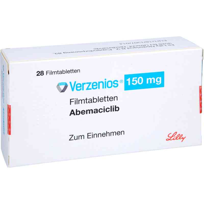 Verzenios 150 mg Filmtabletten 28 stk von LILLY DEUTSCHLAND GmbH PZN 14219311