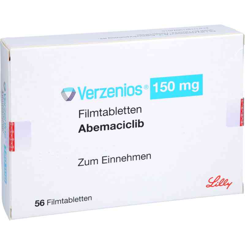 Verzenios 150 mg Filmtabletten 56 stk von LILLY DEUTSCHLAND GmbH PZN 14219357
