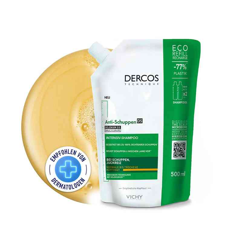 Vichy Dercos Anti-Schuppen Shampoo Trocken Nachfüllpack 500 ml von L'Oreal Deutschland GmbH PZN 17258406