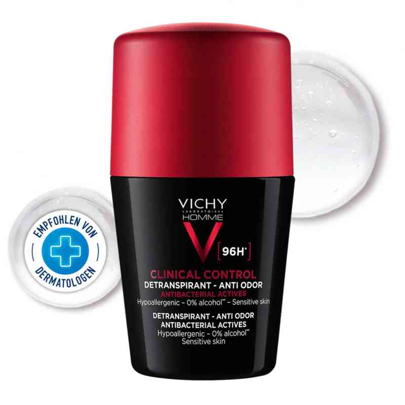 Vichy Homme Deo Roll-on Antitranspirant 96h  50 ml von L'Oreal Deutschland GmbH Geschäftsbereich VICHY PZN 17627223