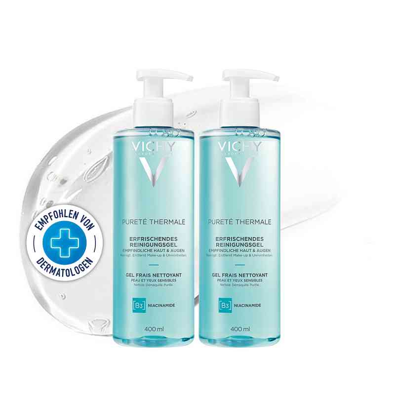 Vichy Purete Thermale Reinigungsgel Doppelpack 2X200 ml von L'Oreal Deutschland GmbH PZN 17315021