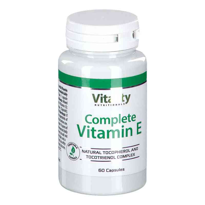 Vitality Nutritionals Complete Vitamin E Komplex Kapseln 60 stk von Vision Healthcare B.V. PZN 18600930