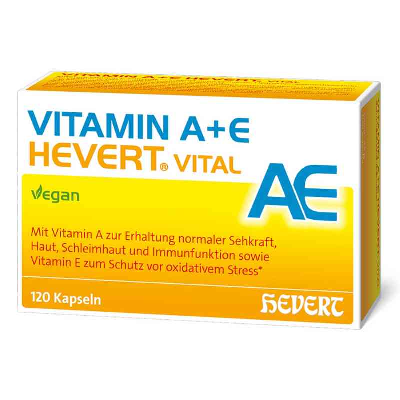 Vitamin A+E Hevert Vital Kapseln 120 stk von Hevert-Arzneimittel GmbH & Co. KG PZN 20167966