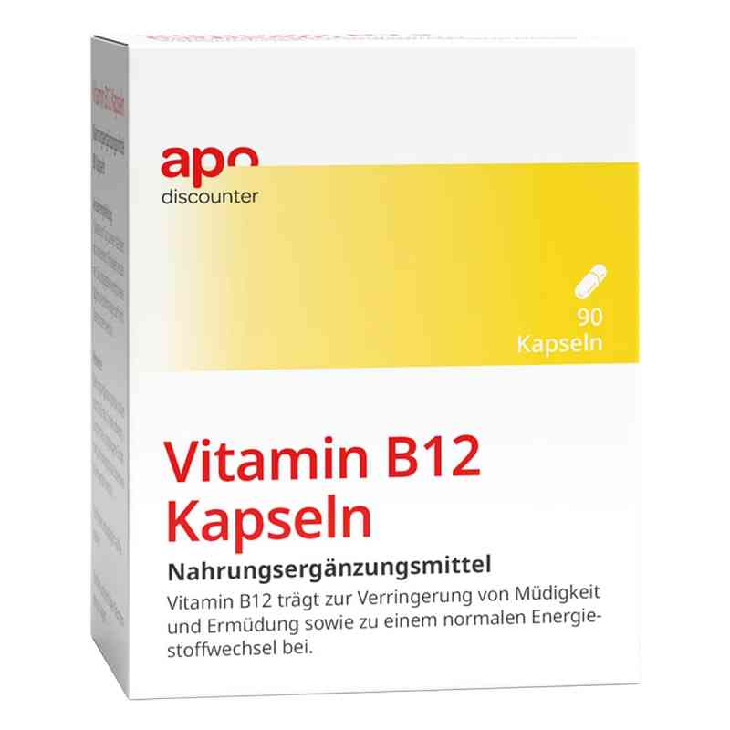 Vitamin B12 Kapseln von apo-discounter 90 stk von Apologistics GmbH PZN 16498798