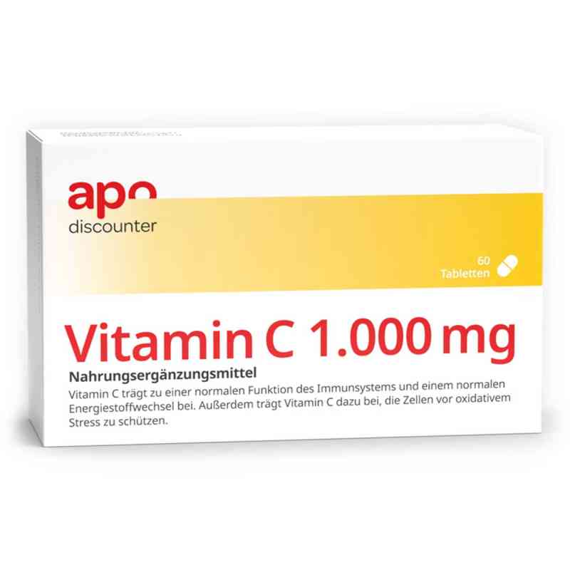 Vitamin C Tabletten 1000 mg 60 stk von Apologistics GmbH PZN 16656889
