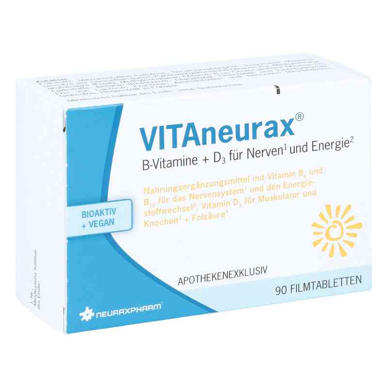 Vitaneurax B-vitamine+D3 Filmtabletten 90 stk von neuraxpharm Arzneimittel GmbH PZN 12376615