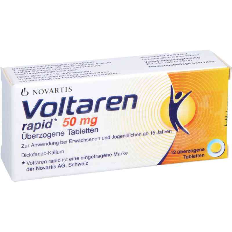 Voltaren rapid 50mg 12 stk von kohlpharma GmbH PZN 00590303