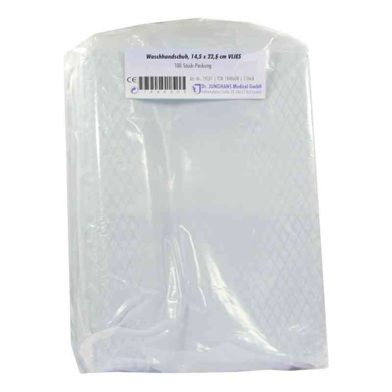 Waschhandschuh Vlies 14,5x22,5 cm 100 stk von Dr. Junghans Medical GmbH PZN 01848608