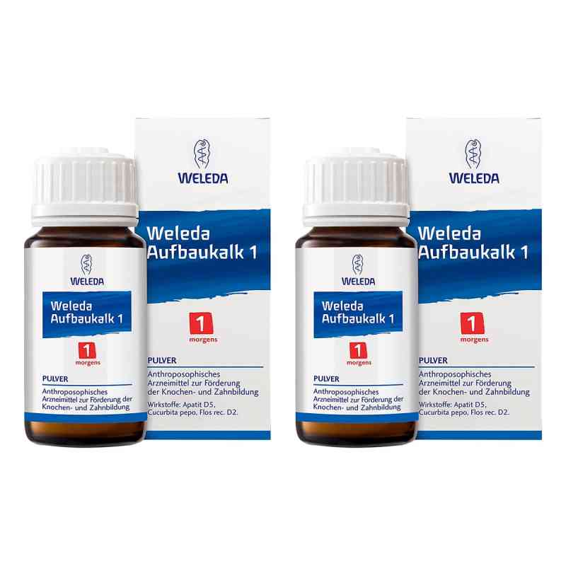 Weleda Aufbaukalk 1 Pulver 2x45 g von WELEDA AG PZN 08104296