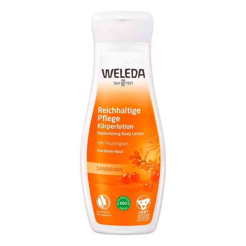 Weleda Sanddorn Reichhaltige Pflege Körperlotion 200 ml von WELEDA AG PZN 16822980