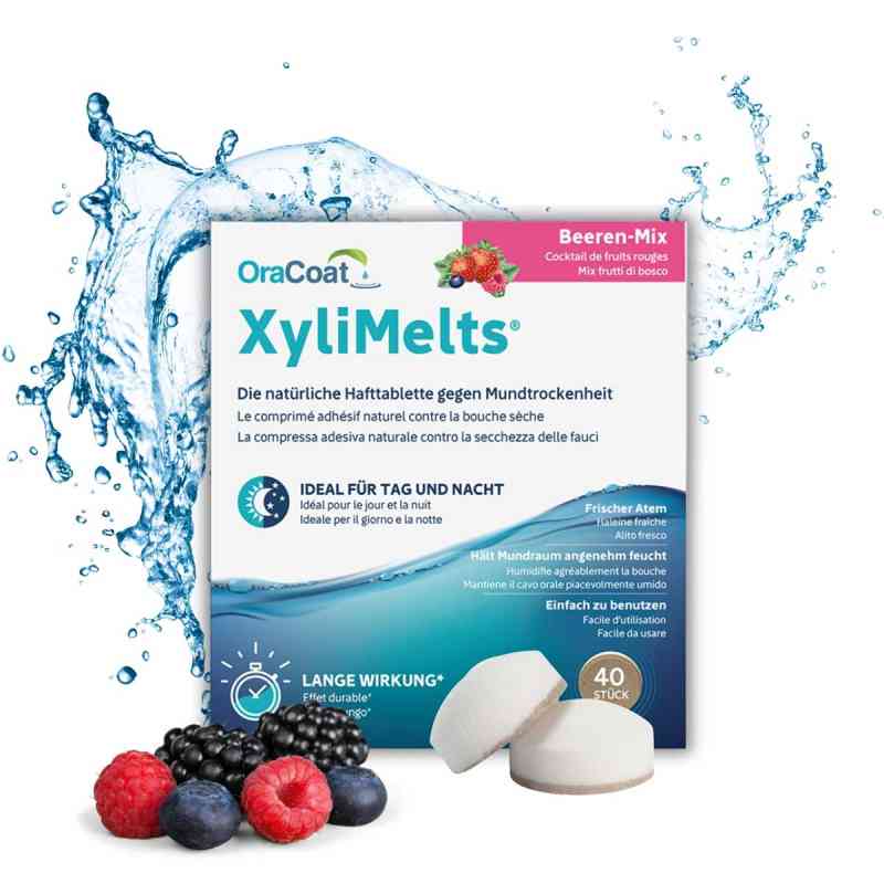 Xylimelts Hafttabletten Beeren-mix Oracoat 40 stk von health.On Ventures GmbH PZN 19708380