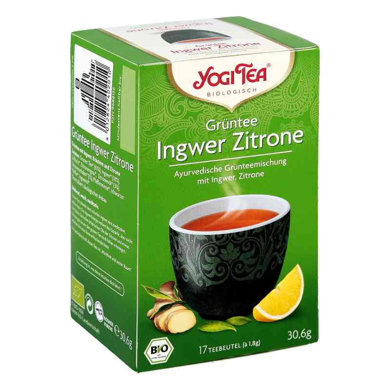 Yogi Tea Grüntee Ingwer Zitrone Bio Filterbeutel 17X1.8 g von TAOASIS GmbH Natur Duft Manufakt PZN 09688156