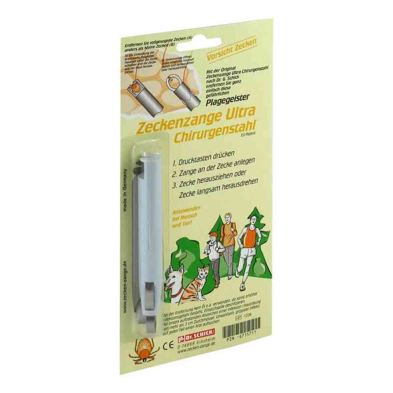 Zeckenzange Ultra Chirurgenstahl 1 stk von Inkosmia GmbH & Cie.KG PZN 06715711