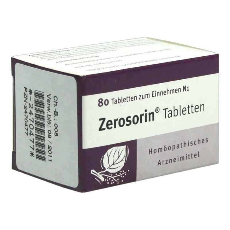 Zerosorin Tabletten 80 stk von SCHUCK GmbH Arzneimittelfabrik PZN 02470477