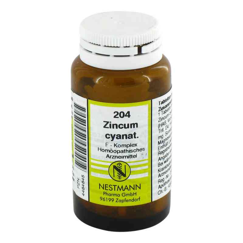 Zincum Cyanatum F Komplex Nummer 2 04 Tabletten 120 stk von NESTMANN Pharma GmbH PZN 04484845
