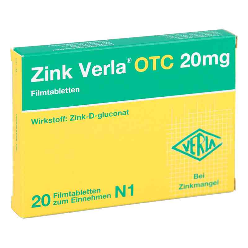 Zink Verla OTC 20mg 20 stk von Verla-Pharm Arzneimittel GmbH &  PZN 03000526