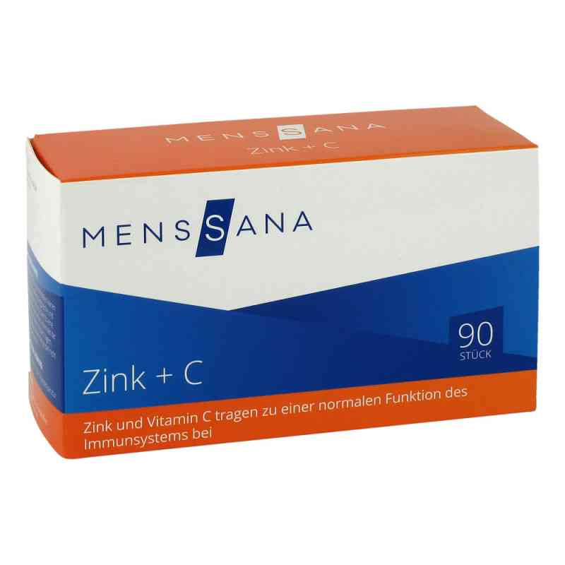 Zink+c Menssana Lutschtabletten 90 stk von MensSana AG PZN 12354660