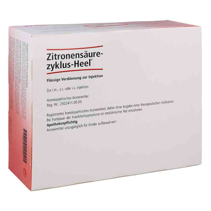 Zitronensäurezyklus Heel Ampullen 100 stk von Biologische Heilmittel Heel GmbH PZN 06156128