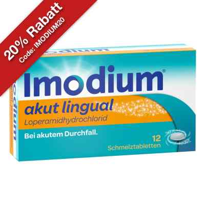 Imodium akut lingual Schmelztabletten