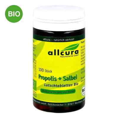 Propolis Salbei Lutschtabletten Bio 100 stk von allcura Naturheilmittel GmbH PZN 07333006