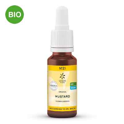 Bachblüte numero 21 Mustard Bio 20 ml von Hager Pharma GmbH PZN 10310693