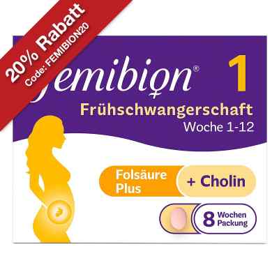 Femibion 1 Frühschwangerschaft Tabletten 56 stk von WICK Pharma - Zweigniederlassung der Procter & Gam PZN 15199970