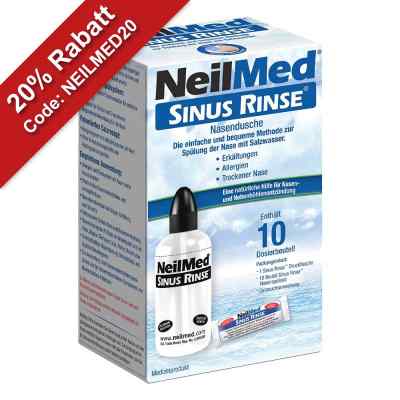 Neilmed® Sinus Rinse Nasendusche + 10 Dosierbeutel Nasenspülsalz