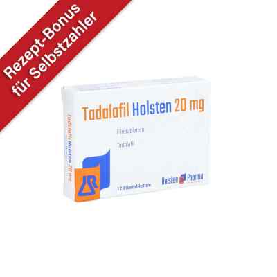 Tadalafil Holsten 20 mg Filmtabletten 12 stk von Holsten Pharma GmbH PZN 15824994