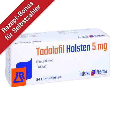 Tadalafil Holsten 5 mg Filmtabletten 84 stk von Holsten Pharma GmbH PZN 15825054