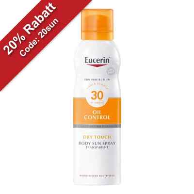 Eucerin Sun Oil Control Dry Touch Body Spray LSF 30 200 ml von Beiersdorf AG Eucerin PZN 18110226
