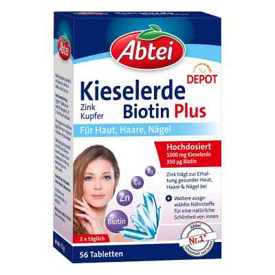 Abtei Kieselerde Biotin Plus Tabletten titandioxidfrei 56 stk von Omega Pharma Deutschland GmbH PZN 17908459
