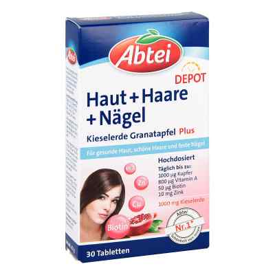 Abtei Kieselerde Plus Granatapf.zn.biot.depot Tab.
