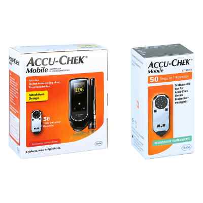 Accu Chek Mobile Set mg/dl Iii + Accu Chek Mobile Testkassette 1 stk von Roche Diabetes Care Deutschland  PZN 08100634