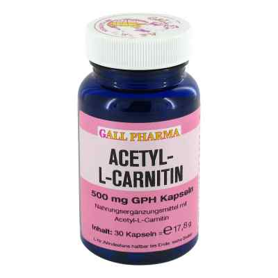Acetyl-l-carnitin 500 mg Kapseln