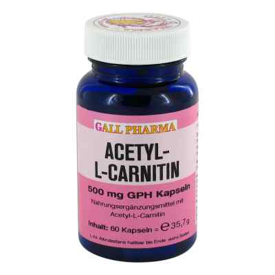 Acetyl-l-carnitin 500 mg Kapseln