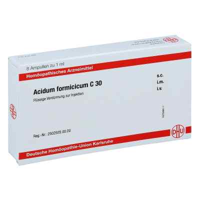 Acidum Formicicum C30 Ampullen 8X1 ml von DHU-Arzneimittel GmbH & Co. KG PZN 11703650