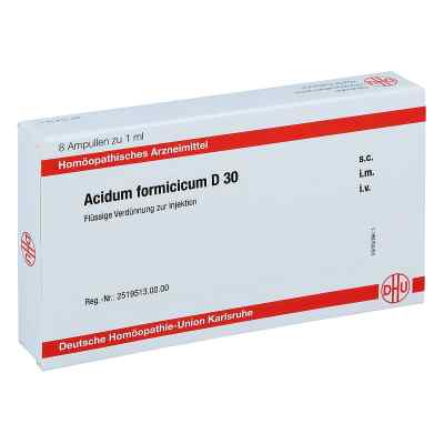 Acidum Formicicum D30 Ampullen 8X1 ml von DHU-Arzneimittel GmbH & Co. KG PZN 11703696