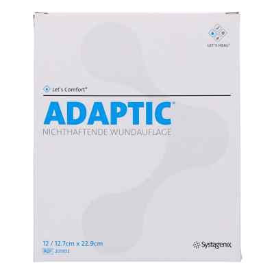 Adaptic 12,7x22,9cm feuchte Wundauflage 12 stk von Solventum Germany GmbH PZN 06641036