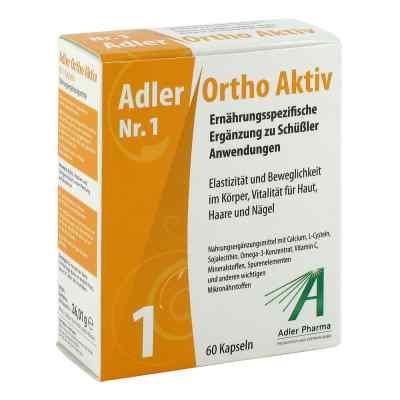 Adler Ortho Aktiv Kapseln Nummer 1 60 stk von Adler Pharma Produktion und Vert PZN 06121785