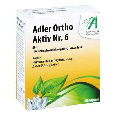 Adler Ortho Aktiv Kapseln Nummer 6 60 stk von Adler Pharma Produktion und Vert PZN 06122141
