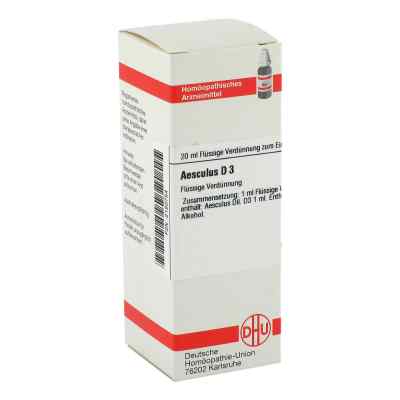 Aesculus D3 Dilution 20 ml von DHU-Arzneimittel GmbH & Co. KG PZN 02120754