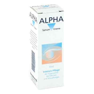 Alpha Sanum Augencreme 15 ml von DERMAPHARM AG PZN 03740111