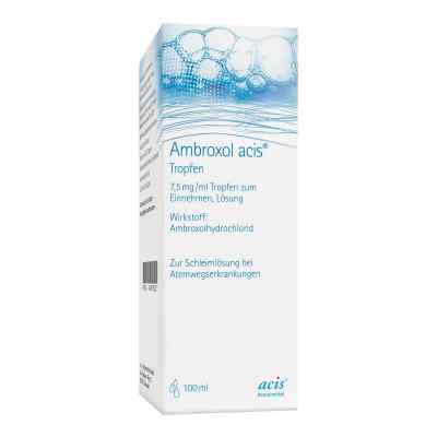 Ambroxol acis Tropfen 100 ml von acis Arzneimittel GmbH PZN 04876321