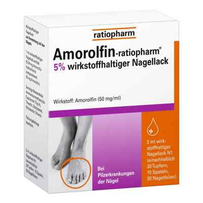 Amorolfin ratiopharm 5% - bei Nagelpilz 3 ml von ratiopharm GmbH PZN 09199173