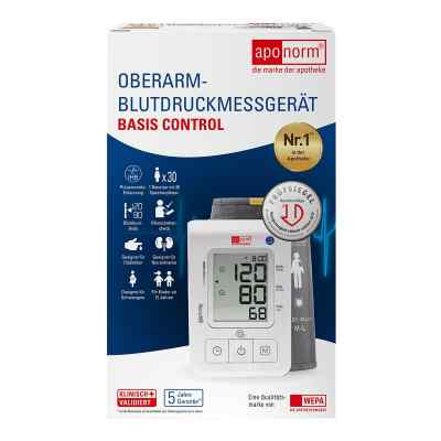 Aponorm Blutdruck Messgerät Basis Control Oberarm 1 stk von WEPA Apothekenbedarf GmbH & Co K PZN 06575428