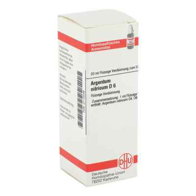 Argentum Nitricum D6 Dilution 20 ml von DHU-Arzneimittel GmbH & Co. KG PZN 02110046