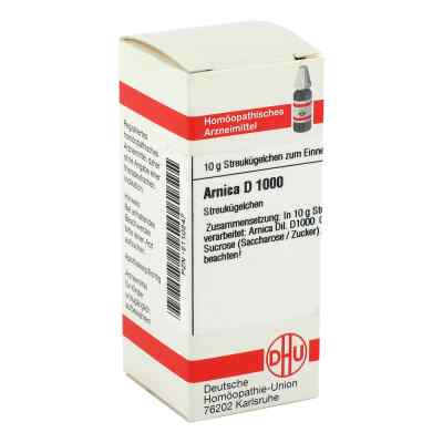 Arnica D1000 Globuli 10 g von DHU-Arzneimittel GmbH & Co. KG PZN 02110247