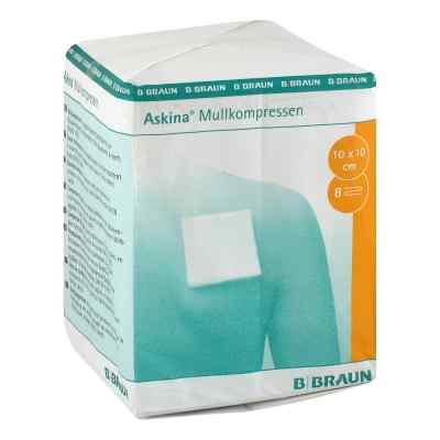 Askina Mullkompressen 10x10 cm unsteril