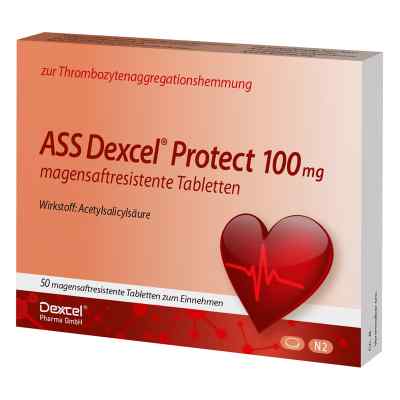 ASS Dexcel Protect 100mg 50 stk von Dexcel Pharma GmbH PZN 09318790