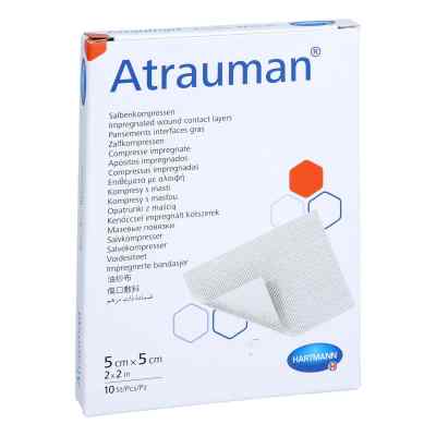 Atrauman 5x5 cm steril Kompressen 10 stk von B2B Medical GmbH PZN 12892417